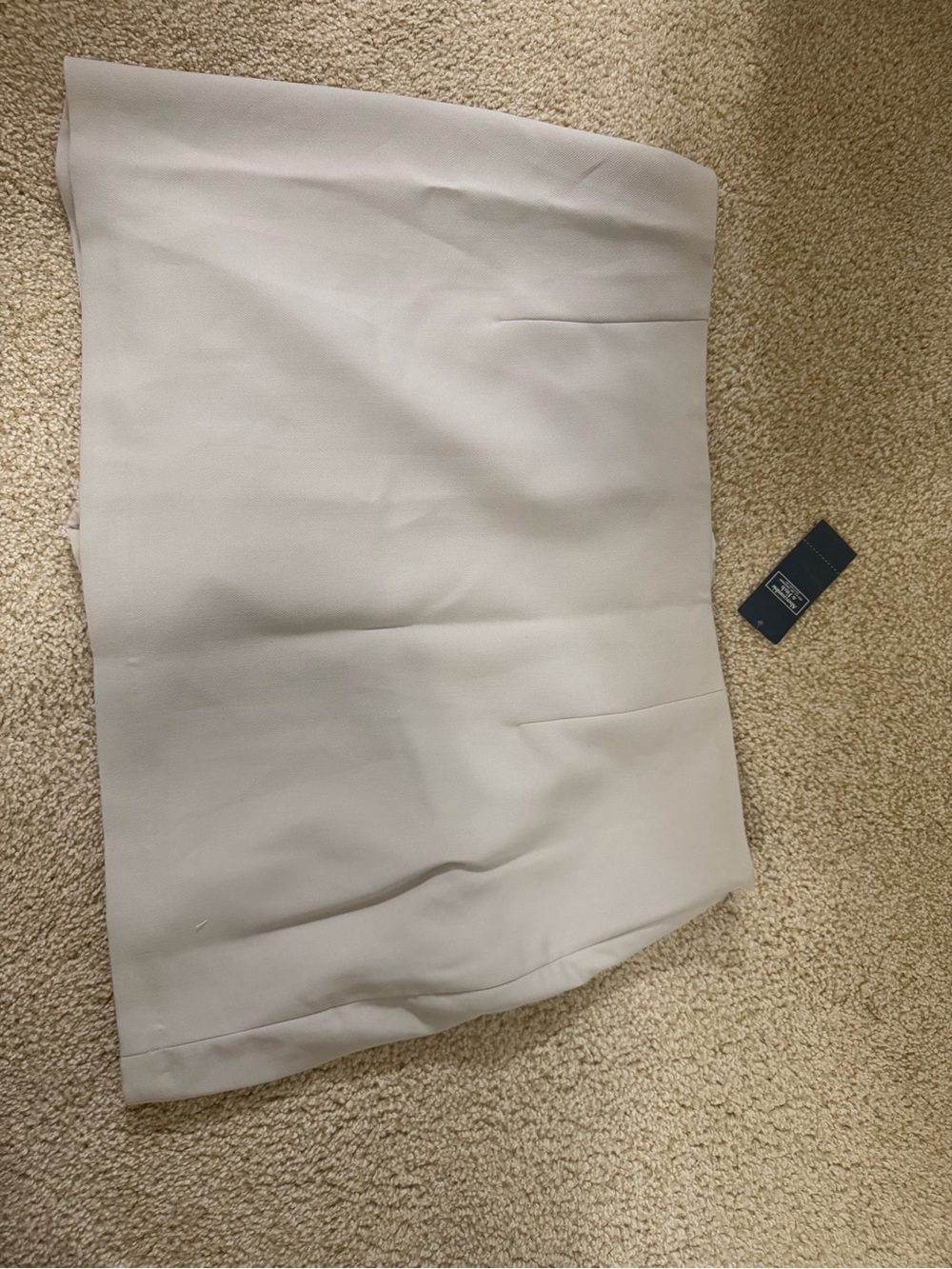 Abercrombie & Fitch light beige mini skirt